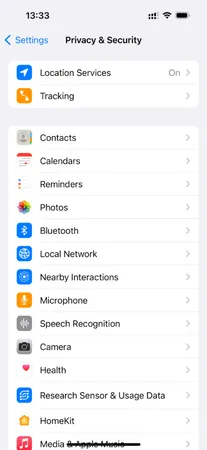 Turn off location services Turn off location services