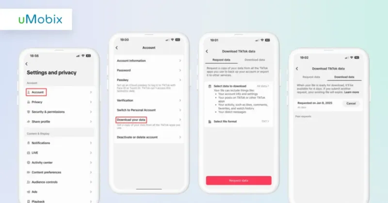How to See Deleted Messages on TikTok Using TikTok Data Backup. Step-by step guide How to See Deleted Messages on TikTok Using TikTok Data Backup. Step-by step guide