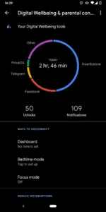 Digital wellbeing & Parental Control Digital wellbeing & Parental Control