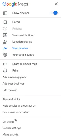 Enable Location History in Google Maps Enable Location History in Google Maps