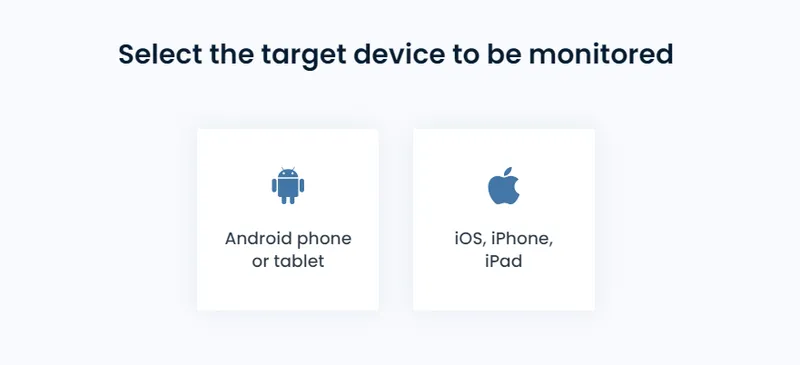 select the target device select the target device