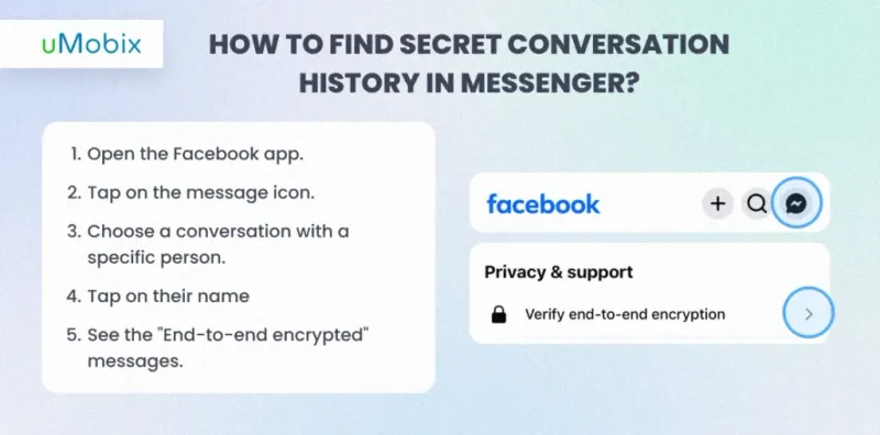 How to find secret conversation history in Messenger? How to find secret conversation history in Messenger?
