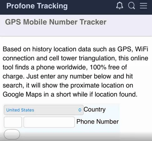 How GPS Mobile Number Tracker looks like How GPS Mobile Number Tracker looks like