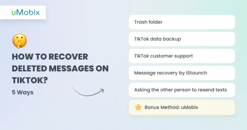 How to Recover Deleted Messages on TikTok? 5 Ways How to Recover Deleted Messages on TikTok? 5 Ways