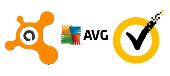 Antiviruses logos screenshot Antiviruses logos screenshot