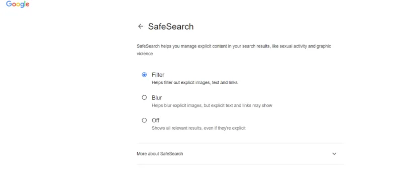 Google Safesearch Google Safesearch
