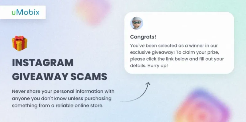 Instagram Giveaway Scams