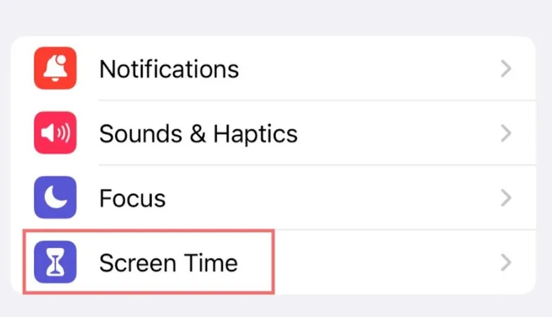 iPhone screentime iPhone screentime