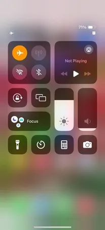 Use airplane mode Use airplane mode