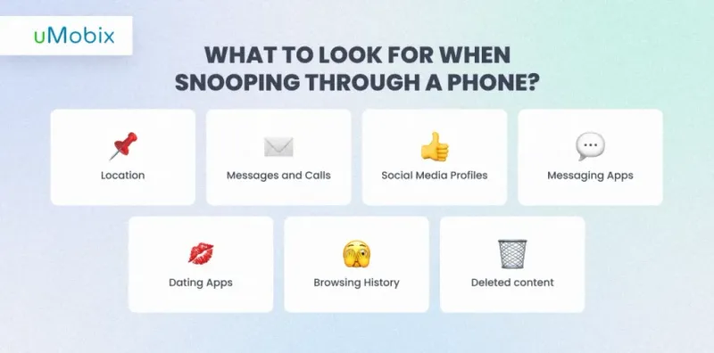What to look for when snooping through a phone? What to look for when snooping through a phone?