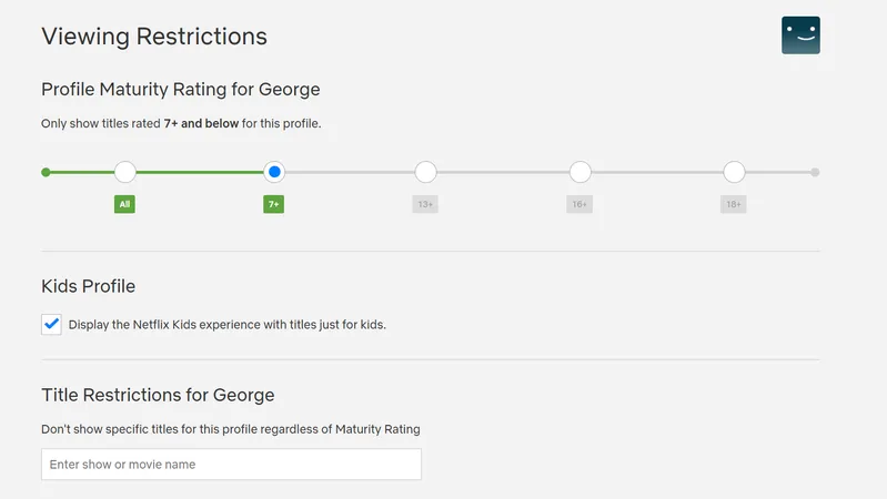 Netflix parental control Netflix parental control