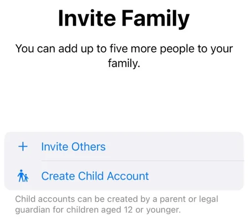 Invite family members Invite family members