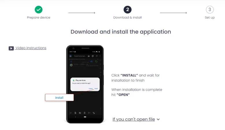 Launch uMobix installer Launch uMobix installer