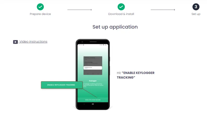 Enable keylogger tracking Enable keylogger tracking