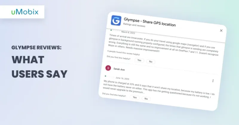 Glympse Reviews: What Users Say Glympse Reviews: What Users Say