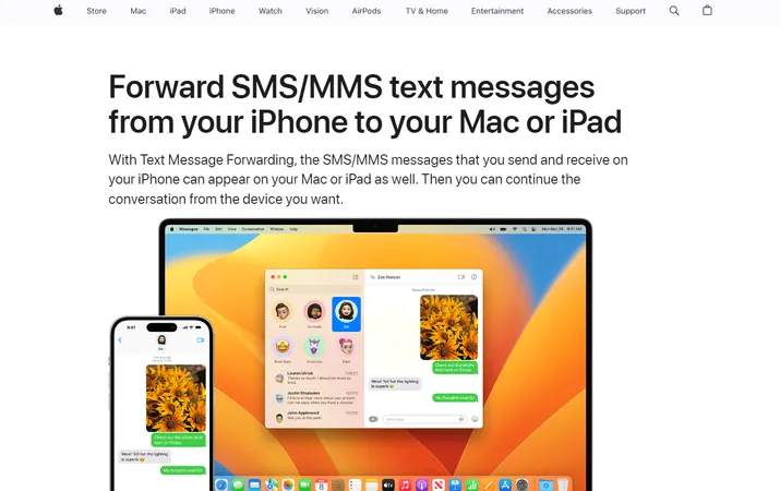 Text Message Forwarding Text Message Forwarding