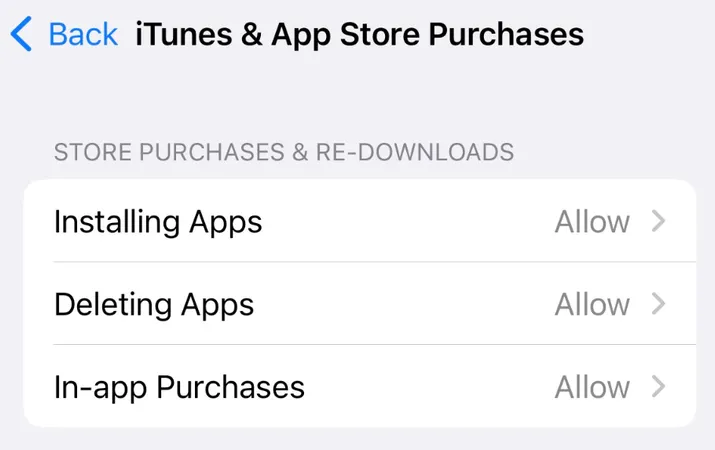 Restrict app downloads Restrict app downloads