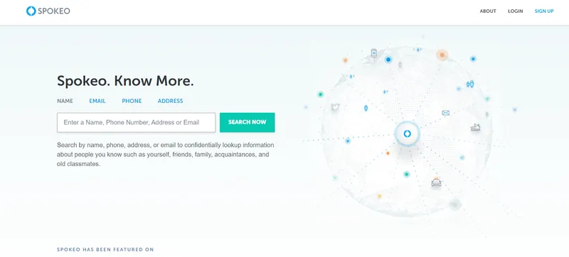 spokeo main page