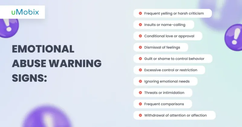 Emotional Abuse Warning Signs Emotional Abuse Warning Signs
