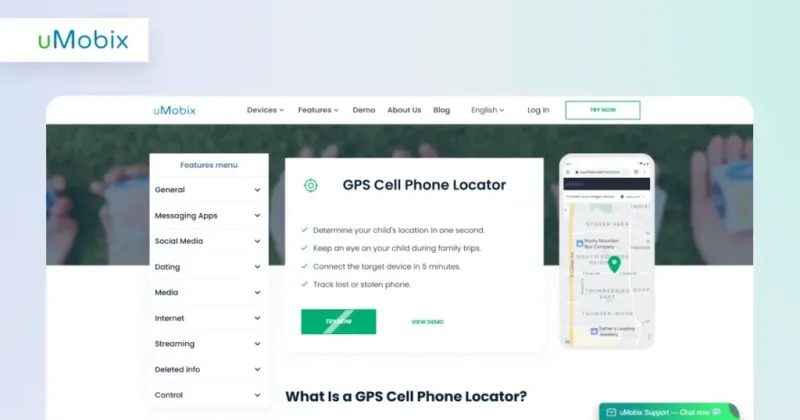 Using uMobix GPS Locator
Using uMobix GPS Locator
