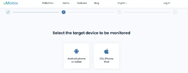 Step 1: Visit the uMobix website and register for an account (or sign in).
