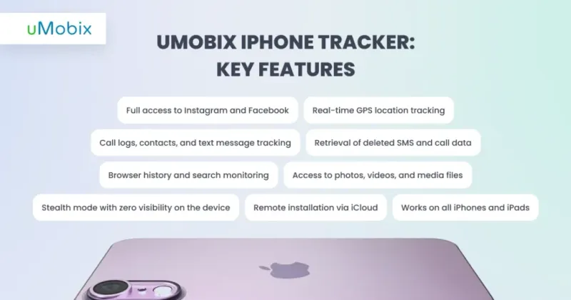 uMobix iPhone Tracker: Key Features
uMobix iPhone Tracker: Key Features