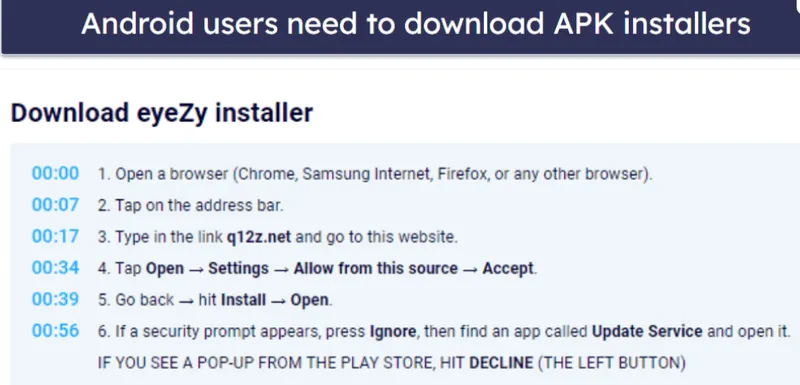 download the app's APK file download the app's APK file